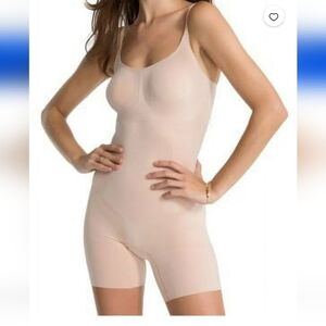 SPANX PS 1715 ON CORE SCULTSUIT BODY SUIT. MID THIGH. 3X NUDE SHAPE WEAR